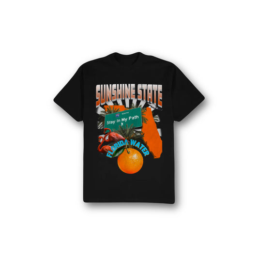 “Sunshine State” Black Tee